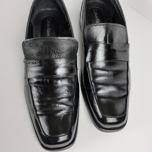 Calvin Klein slip on leather dress shoe - Picture 1 of 9